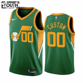 Maillot Basket Enfant Utah Jazz Personnalisé 2020-21 Earned Edition Swingman